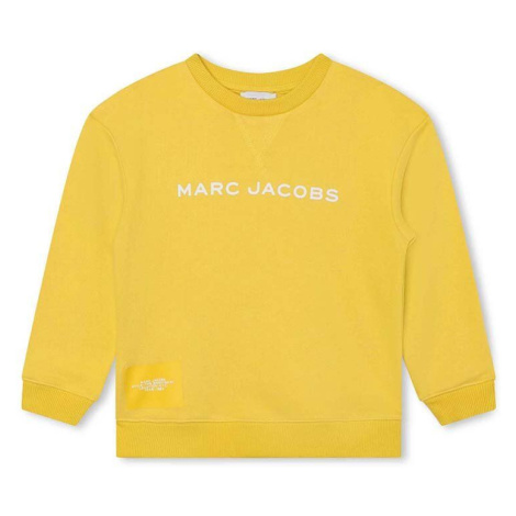 Detská mikina Marc Jacobs žltá farba, s potlačou