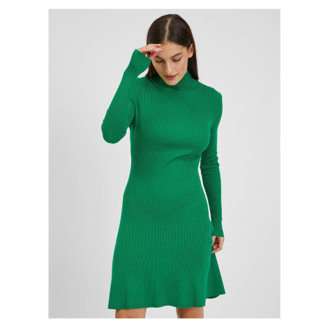 Mikinové a svetrové šaty pre ženy ORSAY - zelená