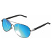 Unisex slnečné okuliare MSTRDS Sunglasses Mumbo Mirror silver/blue Pohlavie: pánske,dámske