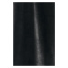 Čierne velúrové teplákové nohavice A375
