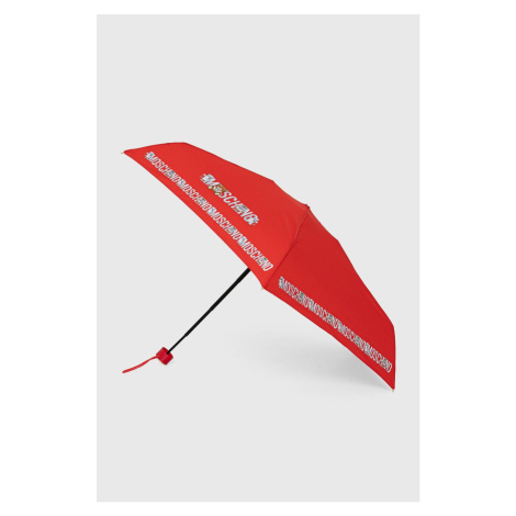 Dáždnik Moschino červená farba, 8123