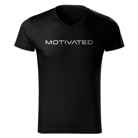 MOTIVATED - Fitness tričko pánske s výstrihom do V 347 - MOTIVATED