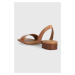 Kožené sandále Aldo Dorenna dámske, hnedá farba, , 13578725