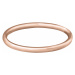 Troli Pozlátený minimalistický prsteň z ocele Rose Gold 57 mm