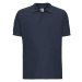 Men's navy blue cotton polo shirt Ultimate Russell