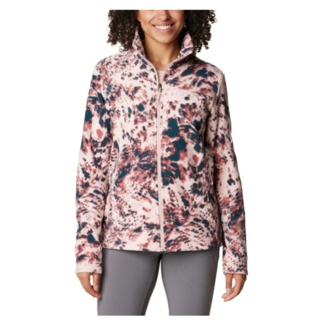 Columbia FAST TREK PRINTED JACKET Dámska bunda, ružová, veľkosť