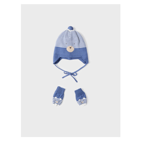 Mayoral Súprava čiapka a rukavice 9546 Modrá