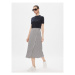 Tommy Hilfiger Trapézová sukňa Seal Aop Wrap Midi Skirt WW0WW40757 Modrá Regular Fit