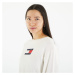 TOMMY JEANS Lw Center Flag S Pullover White