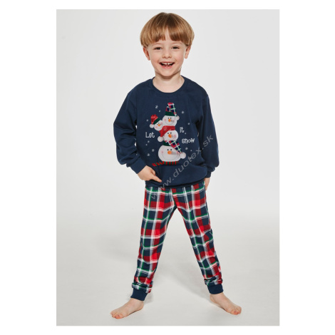 CORNETTE Vianočné pyžamo 593/154-Snowman 154