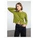 Trendyol Green Wool Knitted Cardigan