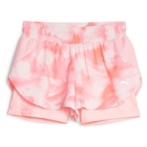 PUMA Športové nohavice 'Ultraweave'  ružová / rosé / biela