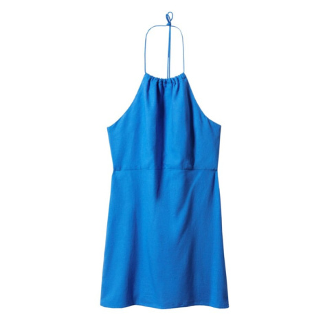 MANGO Letné šaty 'PINO'  modrá