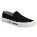 Tommy Hilfiger TOMMY JEANS SLIP ON CANVAS Pánske nízke tenisky, čierna, veľkosť