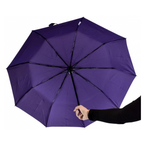 Unisex tmavo-fialový dáždnik TAZMIN
