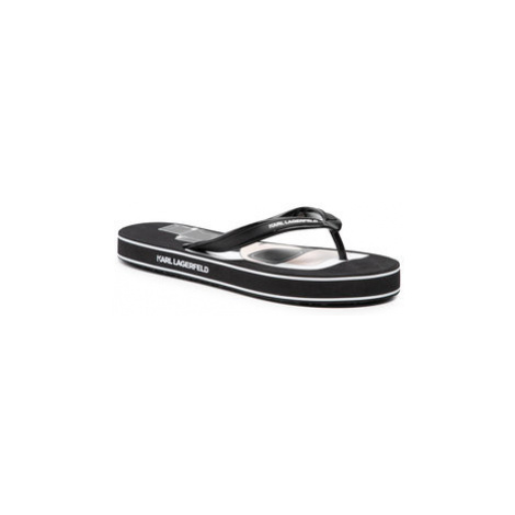KARL LAGERFELD Žabky KL71005 Čierna