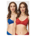 2 PACK podprseniek Kaia Bralette bezšvové