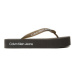 Calvin Klein Jeans Žabky Beach Sandal Flatform Logo YW0YW01092 Čierna