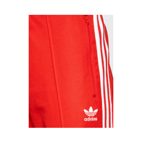 Adidas Teplákové nohavice adicolor Classics Beckenbauer Primeblue HK7373 Červená Regular Fit