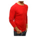 Červené pánske tričko bez potlače. skl.42