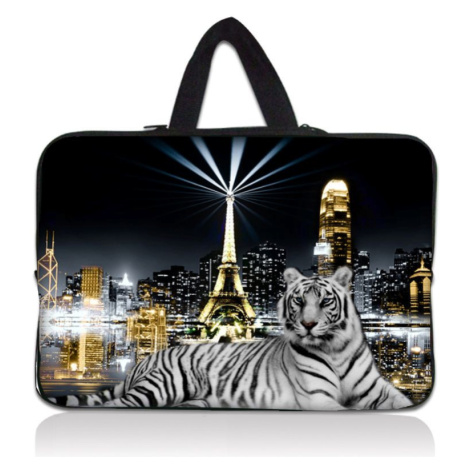 Taška Huado na notebook do 17.4" Biely tiger
