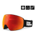 HORSEFEATHERS Okuliare na snowboard Scout - black/mirror red BLACK