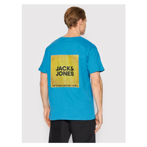 Jack&Jones Tričko You 12213077 Modrá Regular Fit Jack & Jones