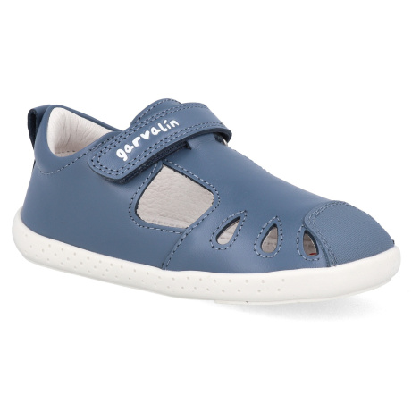 Barefoot detské sandálky Garvalín - Sauvage Petrol modré