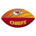 Wilson NFL JR Team Tailgate Football Kansas City Chiefs Red/Yellow Americký futbal