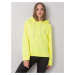 Dámska mikina EM BL ES 21 525.10 Neónová žltá - EXmoda Fashion neon žlutá