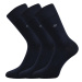 Lonka Diagon Pánske ponožky s extra voľným lemom - 3 páry BM000001470200101404 tmavo modrá