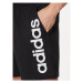 Adidas Športové kraťasy AEROREADY Essentials Single Jersey Linear Logo Shorts IC0062 Čierna Regu