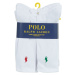 Polo Ralph Lauren  ASX110 6 PACK COTTON  Športové ponožky Biela