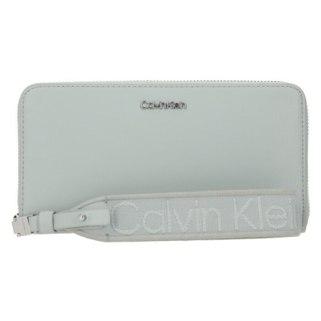 Calvin Klein Peňaženka 'Gracie'  sivá / strieborná