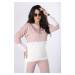two-tone tracksuit with lace
