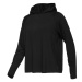 BOODY LONG SLEEVE HOODED T-SHIRT Dámske tričko, čierna, veľkosť