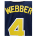 Mitchell & Ness NCAA Swingman Road Jersey Michigan1991 Chris Webber SMJY4437-UMI91CWEASBL Mr