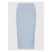 Kontatto Puzdrová sukňa 3M8337 Modrá Slim Fit