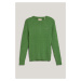 SVETER GANT STRETCH COTTON CABLE C-NECK DUSTY GREEN