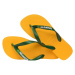 HAVAIANAS BRASIL LOGO Unisex žabky, žltá, veľkosť 39/40