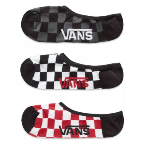 Ponožky Vans MN Classic Super No Show 3Pk Farba: červená/biela
