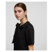 Tričko Karl Lagerfeld Bow T-Shirt Čierna