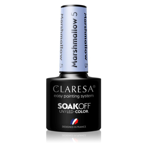 Claresa SoakOff UV/LED Color Marshmallow gélový lak na nechty odtieň 6
