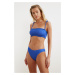 Trendyol Blue Gimped Bikini Bottom