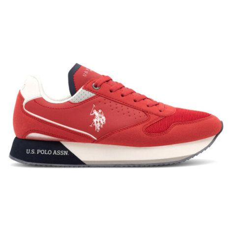 U.S. Polo Assn. Sneakersy NOBIL003G Červená