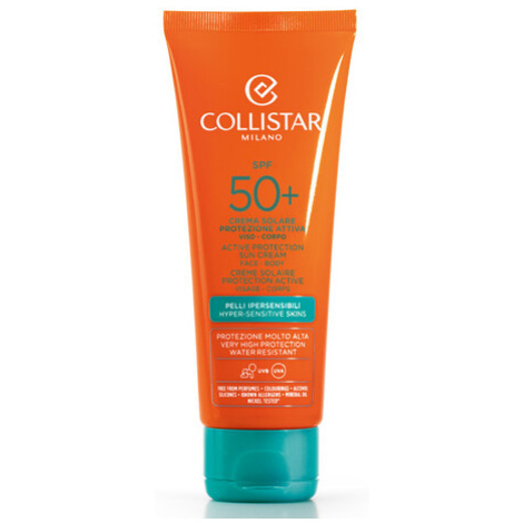 Collistar Sun Linea krém na opaľovanie 100 ml, Active Protection Sun Cream face - body SPF 50 +