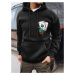 Men's black sweatshirt with Dstreet print