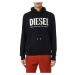 Mikina Diesel S-Girk-Hood-Ecologo Sweat-Shir Čierna