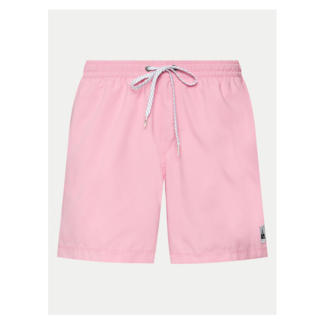 Quiksilver Plavecké šortky Everyday Solid Volley AQYJV03153 Ružová Regular Fit