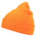 Basic Flap beanie neonorange